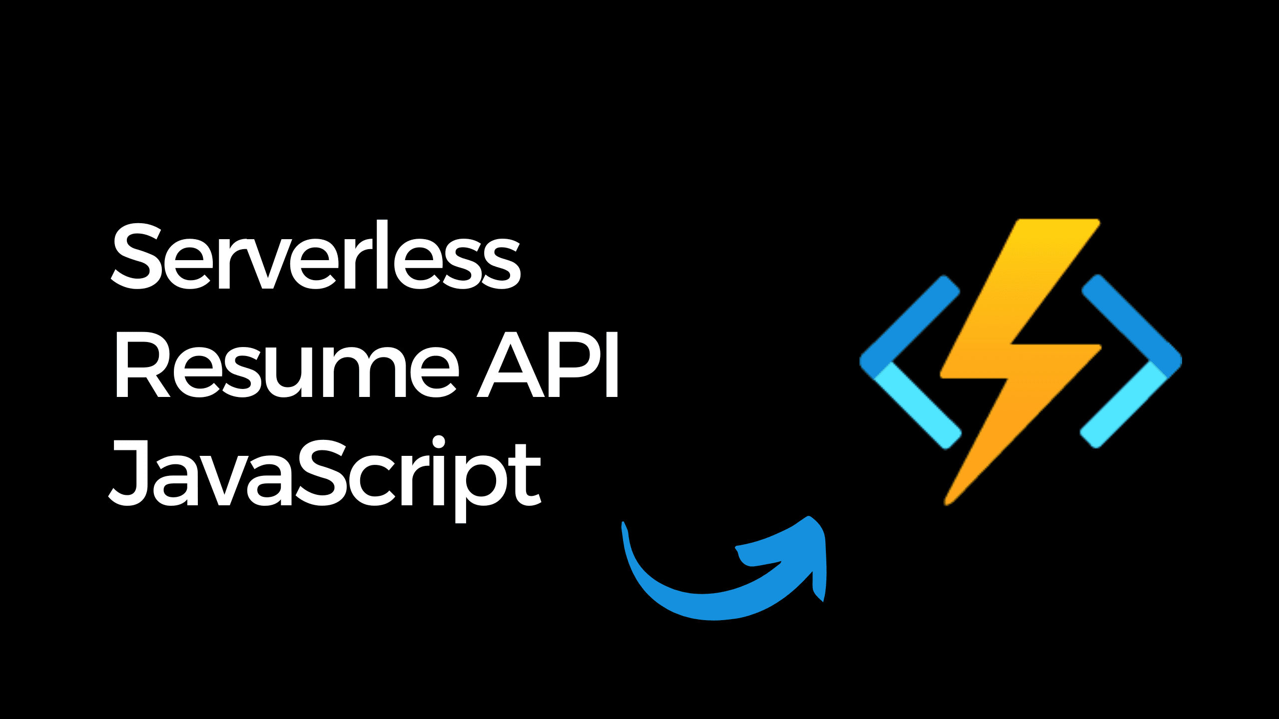 How I Built a Resume API with JavaScript and Azure Functions