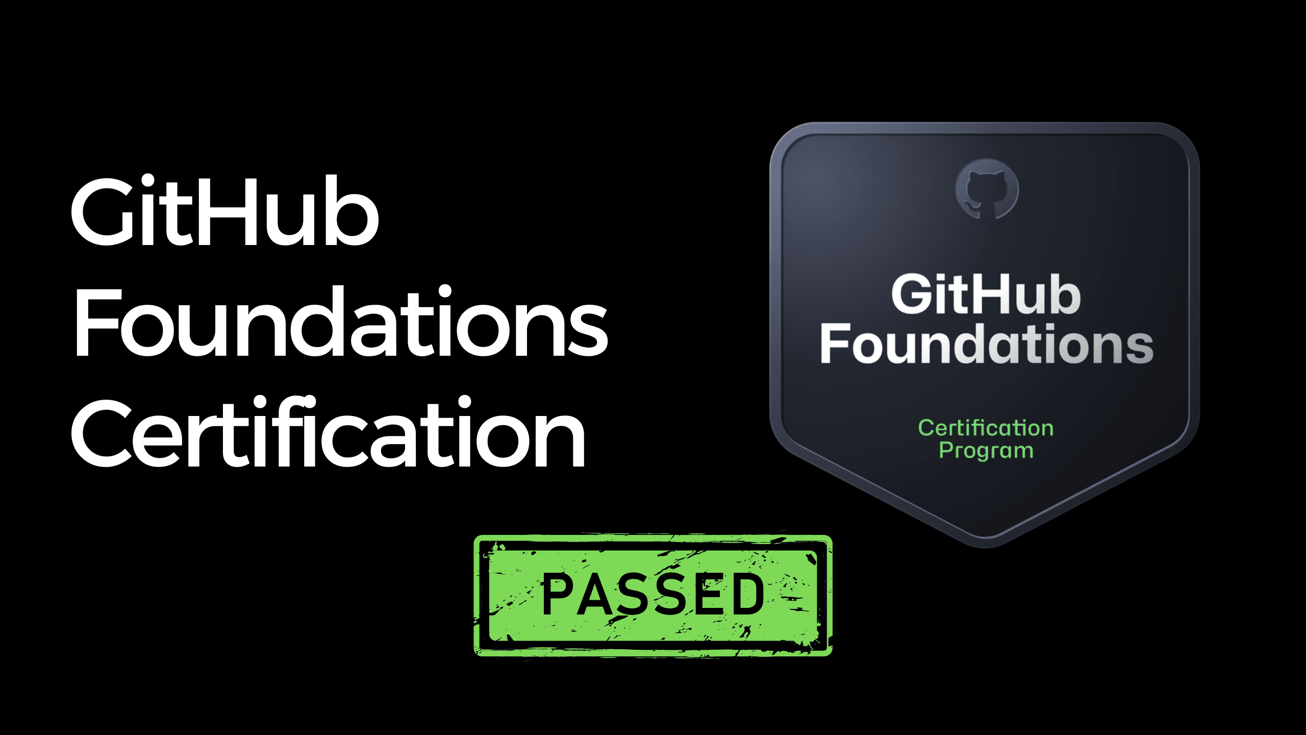 How I passed the GitHub Foundations Certification Exam